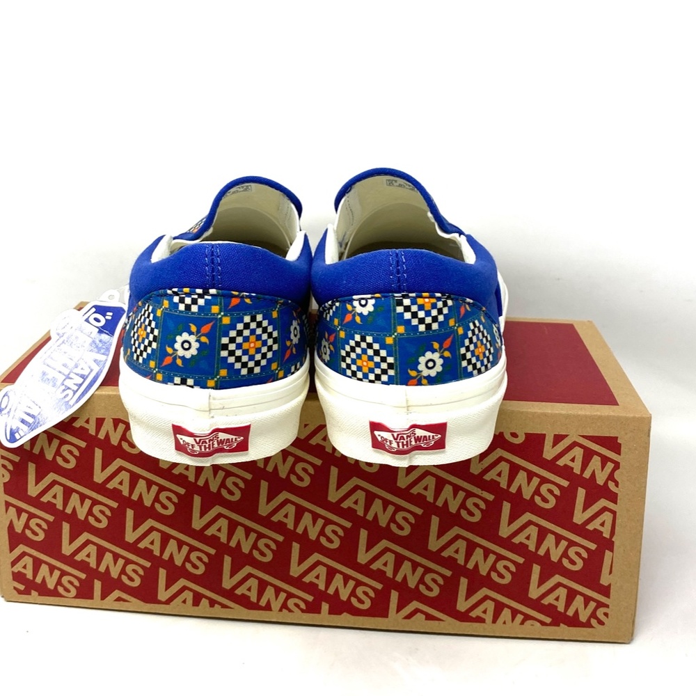 VANS Classic Slip On 98DX Low Canvas Blue Sneakers Skate Women’s VN0A5KX8B0S - Picture 6 of 10